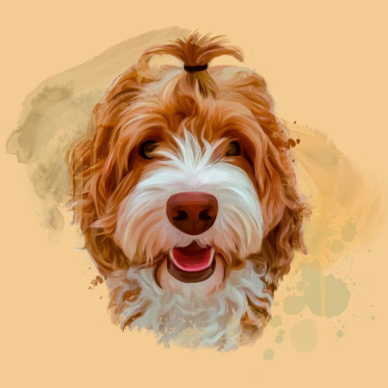 BRUSH ART | color background - My Digital Pet
